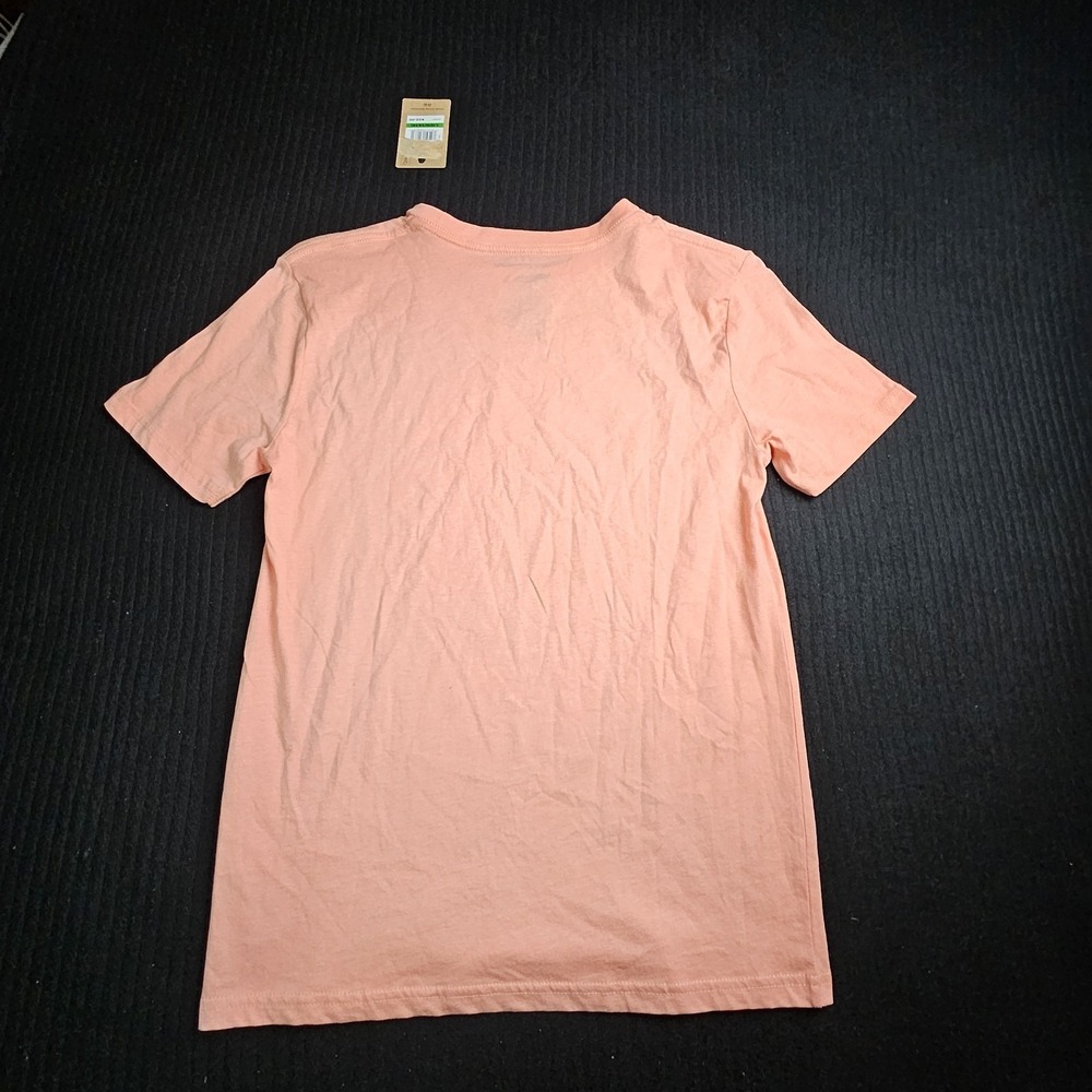 Quiksilver Boys T-Shirt Graphic Logo Tee Peach Orange Size L 14/16 New With Tags - Picture 5 of 6